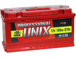 Аккумулятор Unix Professional 100 Ач о/п