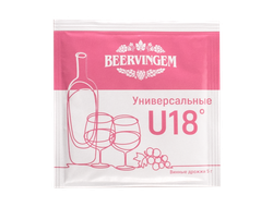 Дрожжи винные "Beervingem" Universal U18, 5 г