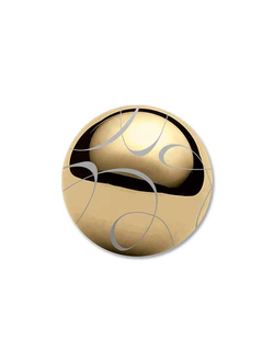 Золото-серебро, цвет 2з3, круглая клипса для штор на леске. Продажа оптом дешево. Пр-во Россия