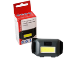 4895117893173 Ultraflash фонарь налобный LED5356 (3xR03) COB(49lm) черный/пластик, до 15м, 2 реж