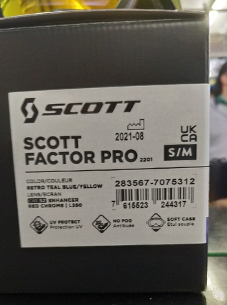 Маска сноубордическая scott Factor Pro