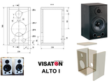 VISATON ALTO I набор заготовок МДФ для самостоятельного изготовления корпусов акустики