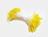 Тычинки стеклярус (желтые) 50 нитей-100 головок  (арт 4-19)