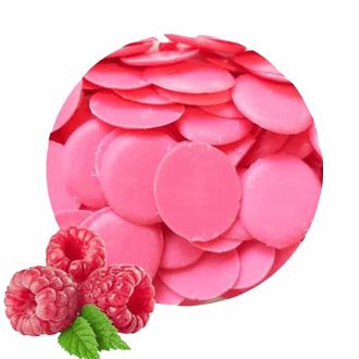 Глазурь ШОКОМИЛК Розовые Диски Со вкусом Малины, 200 г