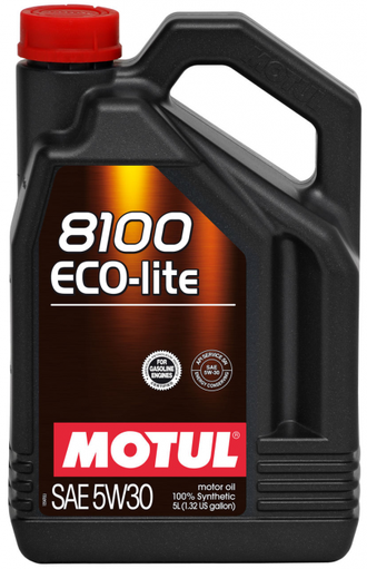 Масло моторное MOTUL 8100 Eco Lite 5W-30 синтетическое 5 л.