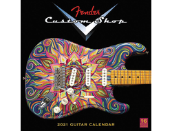 Fender Custom Shop Иностранные перекидные календари 2021, Fender Custom Calendar 2021, Intpressshop