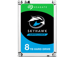 Жесткий диск HDD 8000 Gb Seagate SkyHawk AI ST8000VE001, 3.5", 256Mb, SATA III