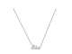 Кулон - подвеска с именем Ева из белого золота 585 пробы