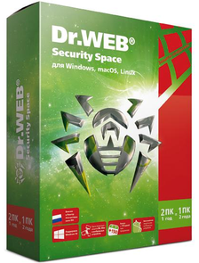 Dr.Web Security Space 1 устройство 1 год + 1моб +150дней LHW-BK-12M-1-A3