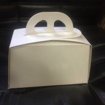 Коробка для капкейков ( 2шт) 180*100*100 белая Премиум