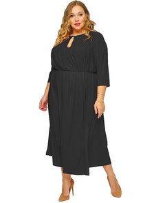 Женская одежда - Вечернее, нарядное платье Арт. 1823501 (Цвет черный) Размеры 52-68