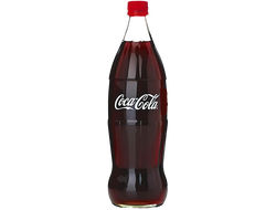 Газированный напиток Кока Кола 1 литр в стекле (9) Италия