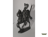 Грек Всадник №3,копье. серый полиэтилен. (греческая лошадь)