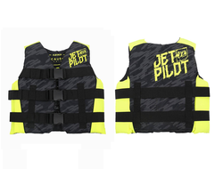 Спасательный жилет нейлон детский Jetpilot Cause Kids ISO 50N Nylon Vest Black/Yellow