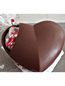 Шоколадное сердце "1000 причин почему я тебя люблю"