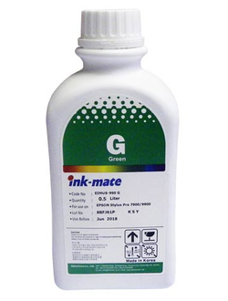 Чернила зелёные Ink-Mate для Epson Stylus Pro 4900, 7900, 9900, WT7900, SureColor SC-P7000, SC-P9000, SC-P5000, 500 мл.