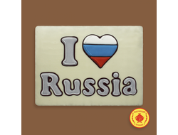 Тортик I LOVE Russia (600 грамм) будет представлен в ассортименте. ПЛАСТИКОВАЯ УПАКОВКА