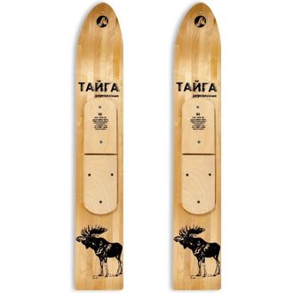 Лыжи деревянные «Тайга» 90,125см