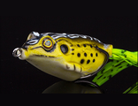 Воблер ThunderFrog Fishing (лягушка) 6гр, 4,5см,  черная спина/ желтый живот