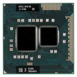 Процессор для ноутбука Intel Core i3-370M 2,4Ghz Х2, 4 потока socket G1 PGA988 (комиссионный товар)