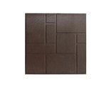 Композитная тротуарная плитка (горький шоколад) 330*330*35 мм