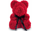 bear rose, мишка из роз, розочки, медведь, мягкий, подарок, хит, цветок, для девушки, любовь, 40см