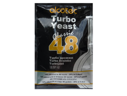 Дрожжи спиртовые "Alcotec" 48 Turbo Classic, 135 гр