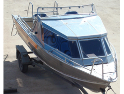 Алюминиевая лодка Wellboat-53 рубка