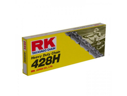 Цепь RK 428H-124 для мотоциклов до 200 (без сальников)