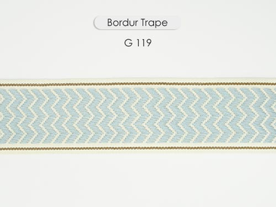 Арт. Trape, серия Majestik. Тесьма тканая "ёлочкой", 5 см шириной