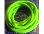 Latex hose for fuel 2.0x5.0 mm, green.