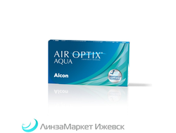 Месячные контактные линзы Air Optix Aqua (6 линз) в ЛинзаМаркет Ижевск