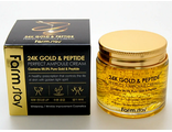 FarmStay Антивозрастной Ампульный Крем с 24K Золотом и Пептидами 24K Gold Peptide Perfect Ampoule Cream, 130 мл. 776189