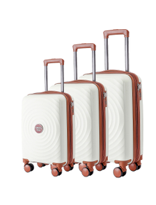 Комплект из 3х чемоданов Somsonya Tokyo Полипропилен S,M,L белый