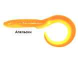 Твистер съедобный &quot;Рыбацкие FISHки Угорь UV&quot;, 75 мм / Апельсин