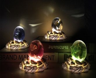 Яйцо с драконом с подсветкой в ассортименте (4 вида)