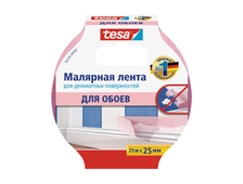Лента малярная Tesa для деликатных поверхностей розовая 7 дней 25м:25мм арт. 56256-00000-00