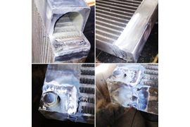 Заварить радиатор охлаждения, сварка алюминиевого радиатора высокого давления в Екатеринбурге ремонт
