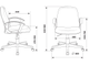 Кресло Бюрократ CH-808-LOW низкая спинка