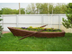 Лодка декоративная для сада (без дна)
