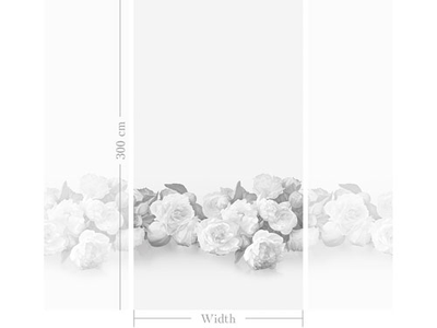 FA1048.  Эксклюзивная ткань с купонным узором из роз и пионов