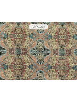 Vivaldi, портьера сабстрактным рисунком