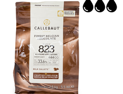 Шоколад Callebaut молочный 33,6% 2,5 кг (823-RT-U71)