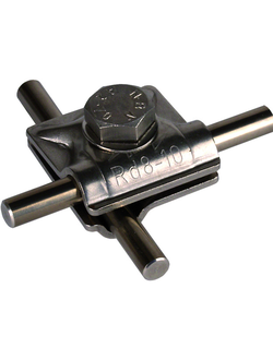 390059 Клемма MV Rd=8-10 мм с болтом с шестигранной головкой NIRO