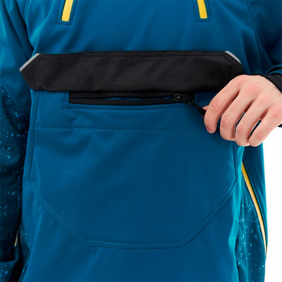 Анорак мужской сноубордический DF UKTUS Man Dark Ocean-Yellow 800240-450