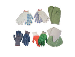 Перчатки ХБ с ПВХ и брезентовые рукавицы