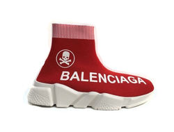 Balenciaga Speed Trainer красные с черепом (36-41)