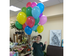 Воздушные шары с гелием и обработкой для максимально долгого полета)))