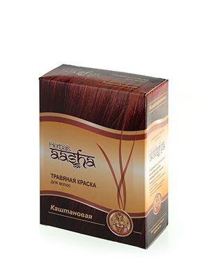 Травяная краска для волос Aasha Herbals «Каштановая», 60 гр