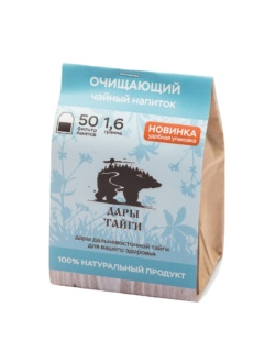 Сбор травяной "Дары Тайги" "Очищающий", фильтр-пакеты, 50 шт. х 1,6 гр.